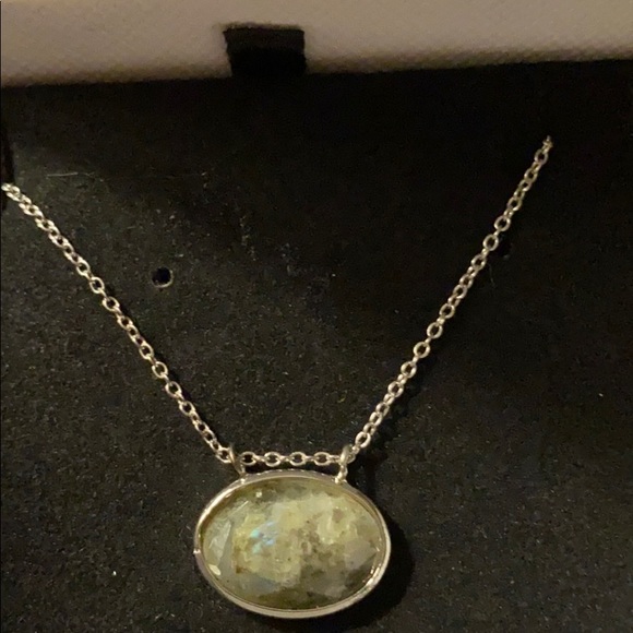 Silver with gem necklace ! - Picture 1 of 1